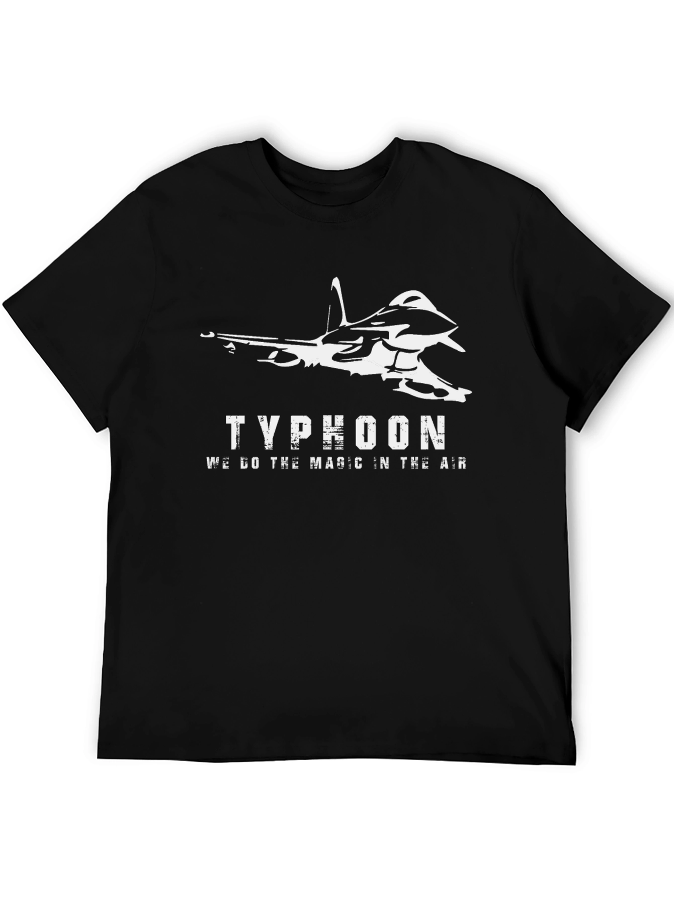 Typhoon Jet Black T-Shirt - We Do The Magic in the Air
