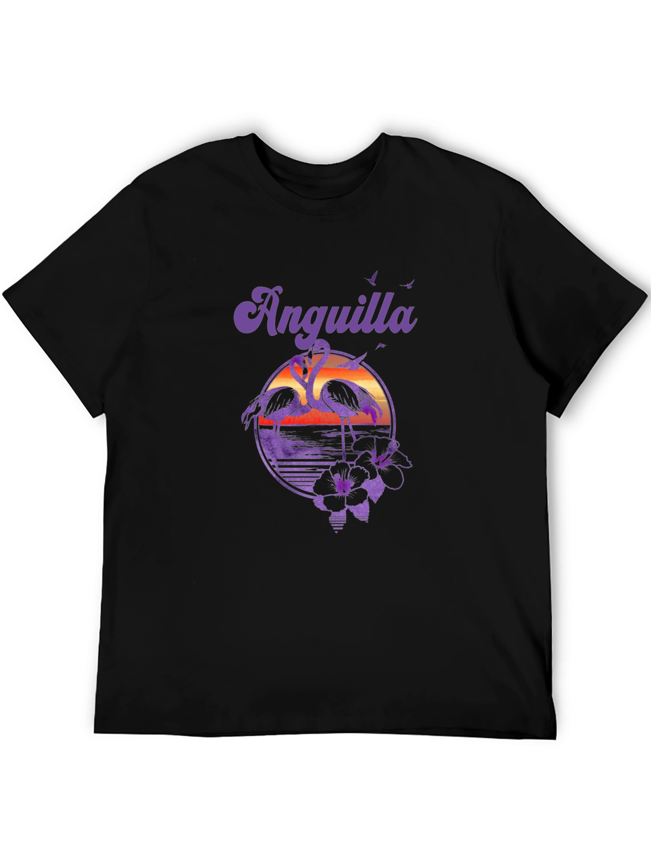 Anguilla Flamingo Sunset T-Shirt