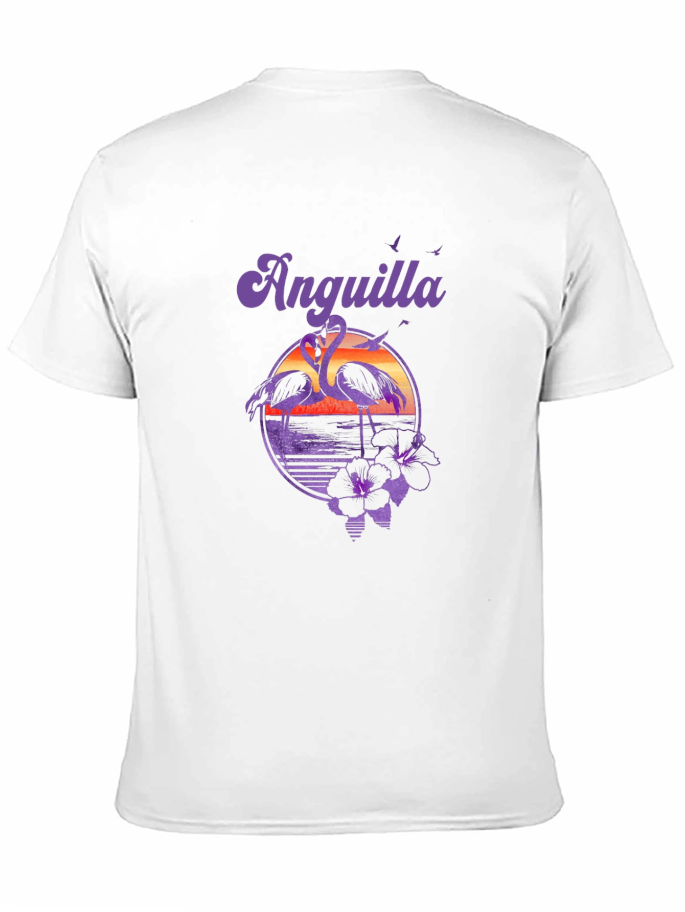 Anguilla Flamingo Sunset T-Shirt