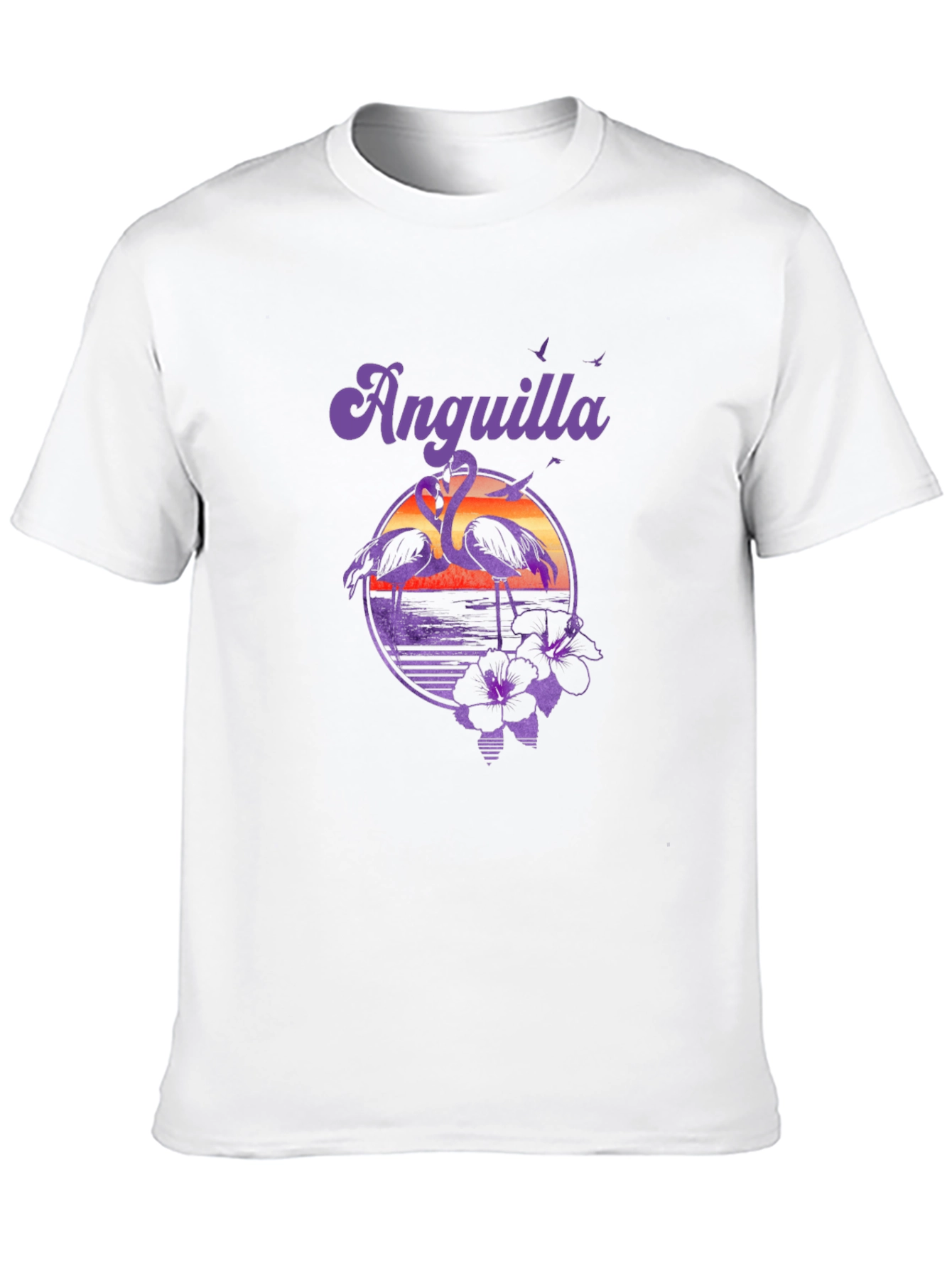 Anguilla Flamingo Sunset T-Shirt