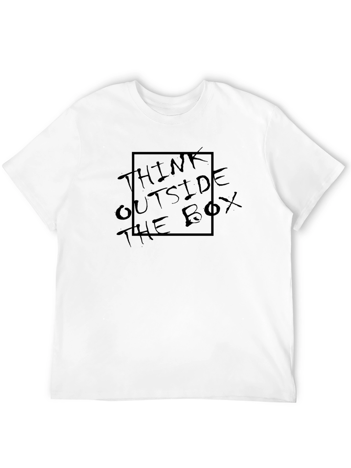 Think Outside the Box Graphic T-Shirt