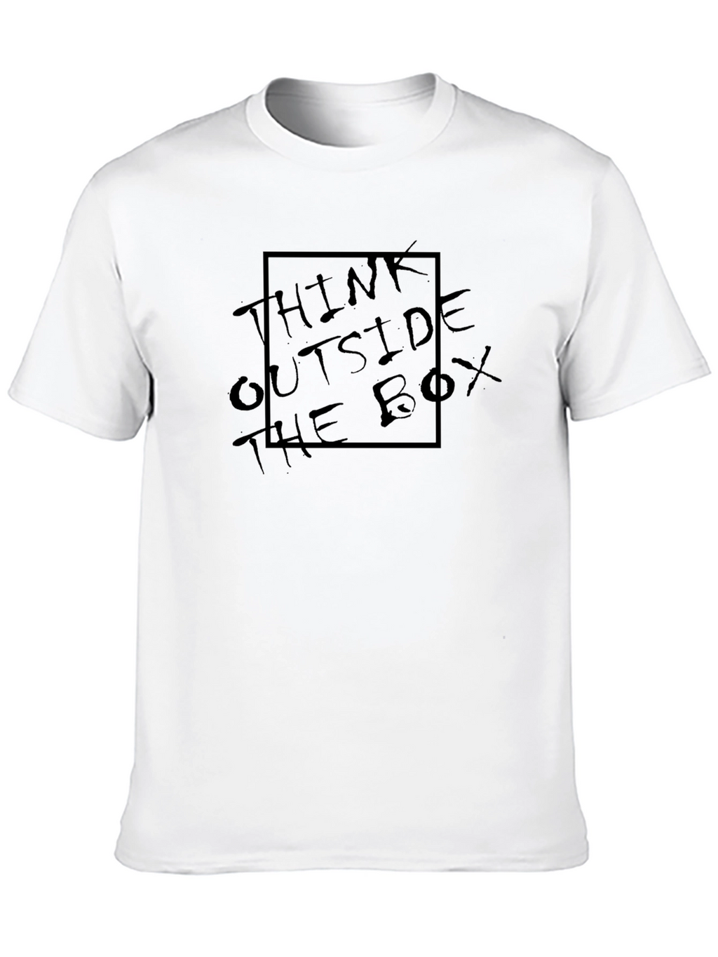 Think Outside the Box Graphic T-Shirt
