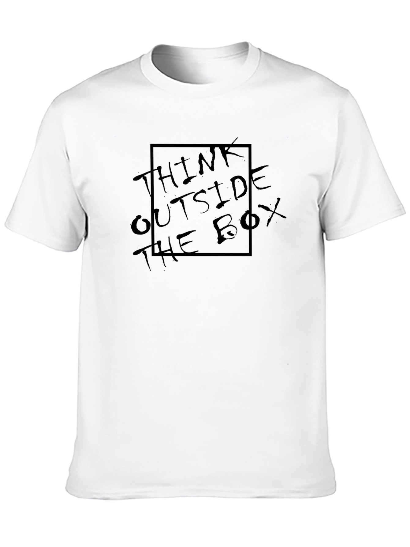 Think Outside the Box Graphic T-Shirt