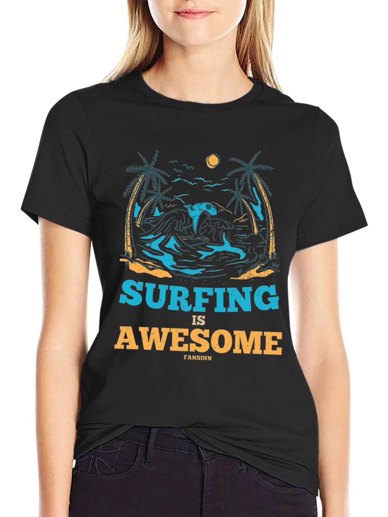 Surfing is Awesome T-Shirt