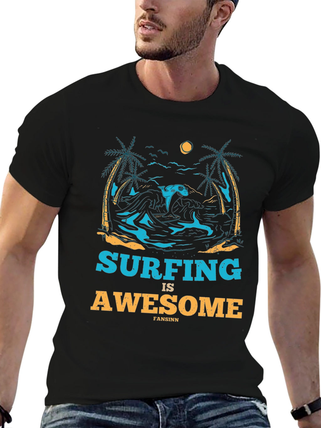 Surfing is Awesome T-Shirt