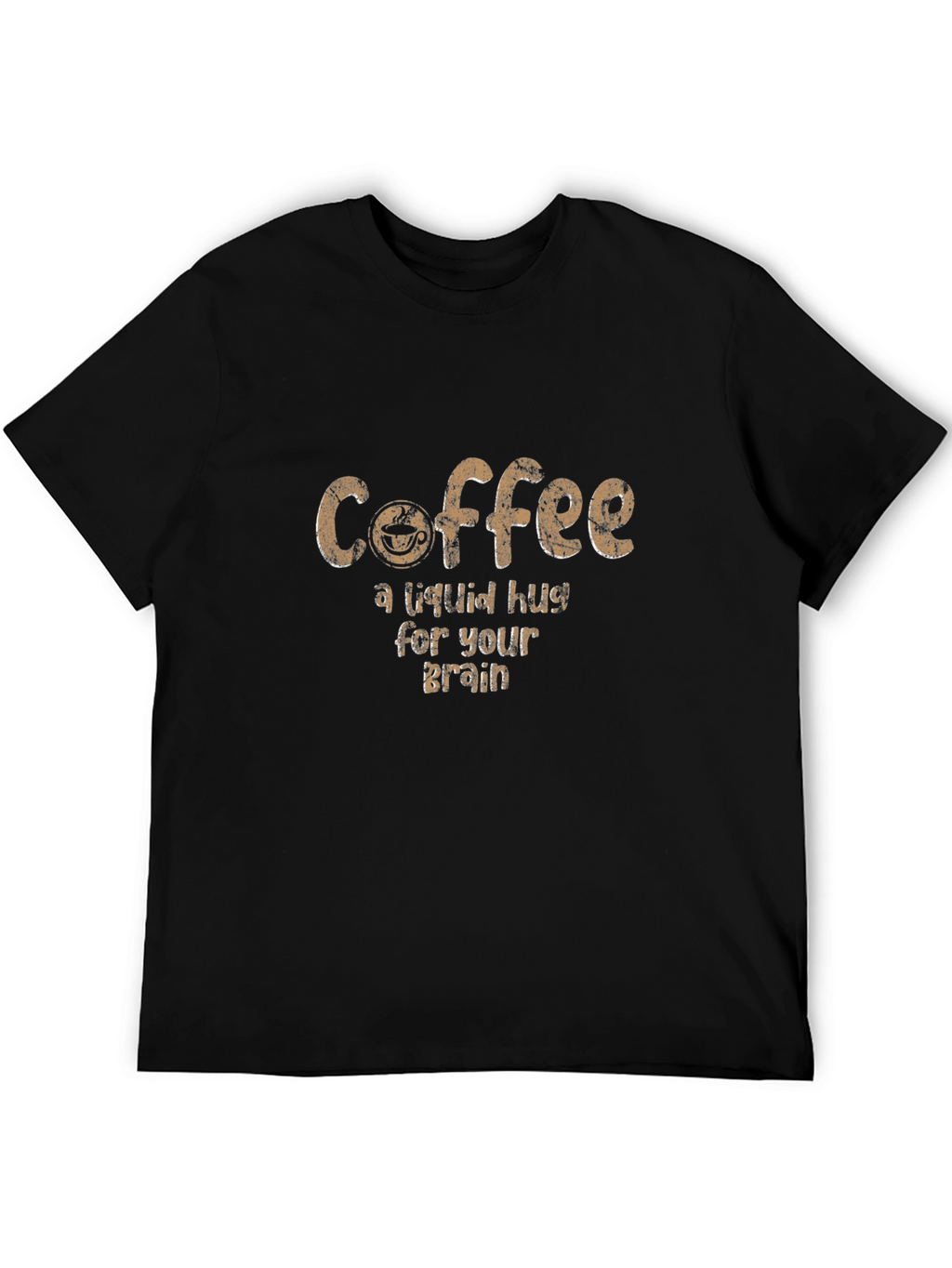Coffee Liquid Hug Graphic T-Shirt