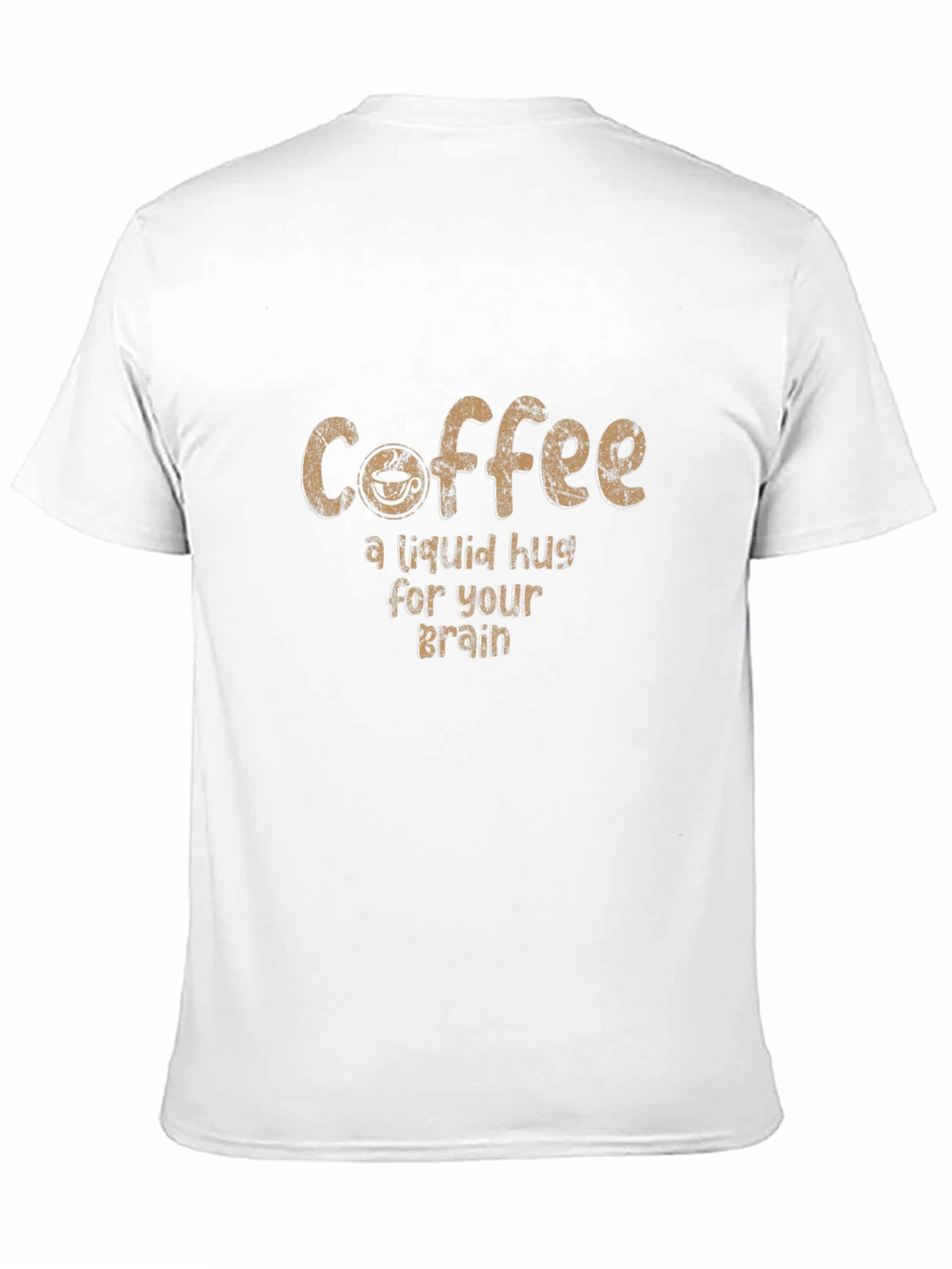 Coffee Liquid Hug Graphic T-Shirt