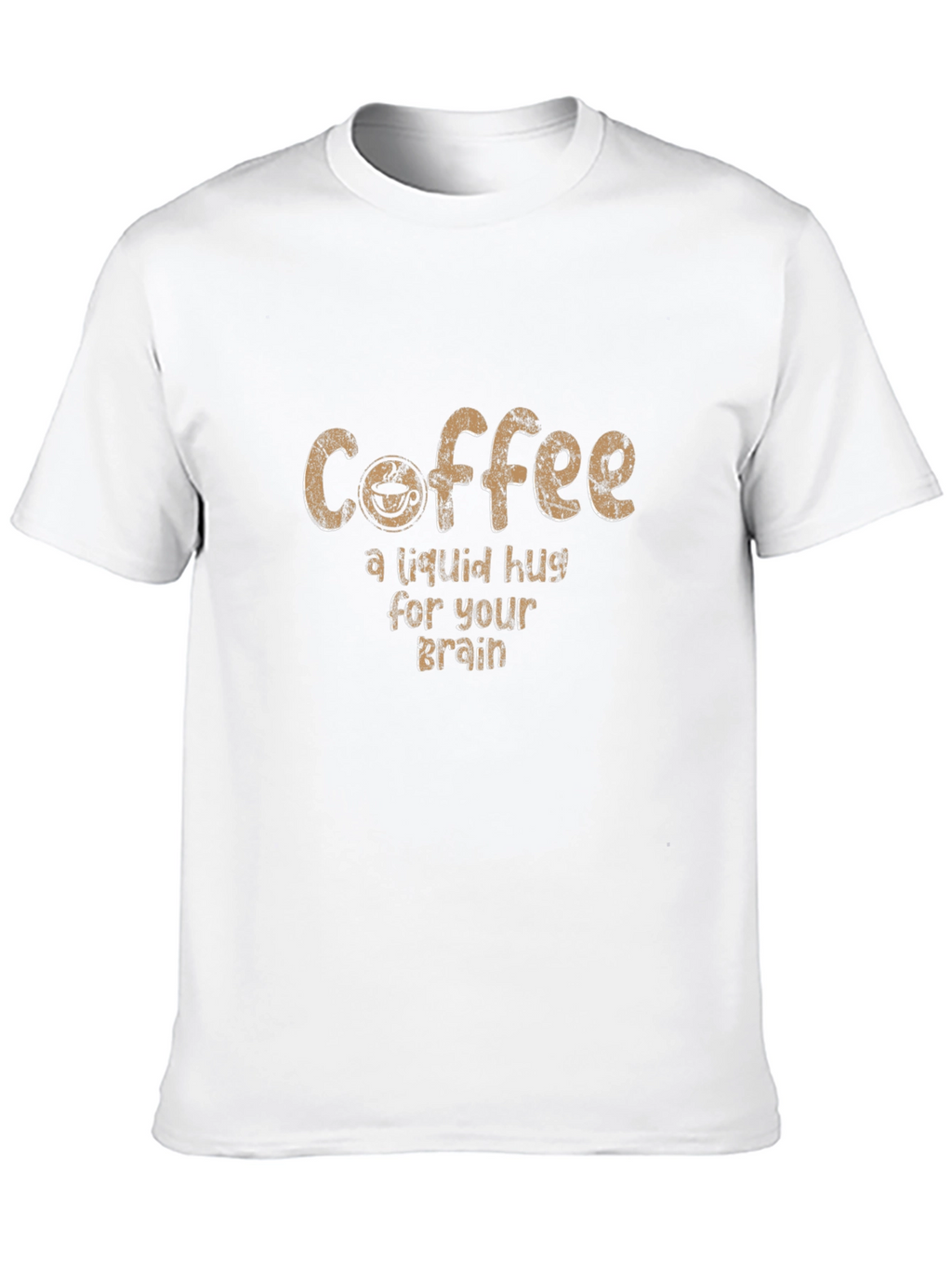 Coffee Liquid Hug Graphic T-Shirt