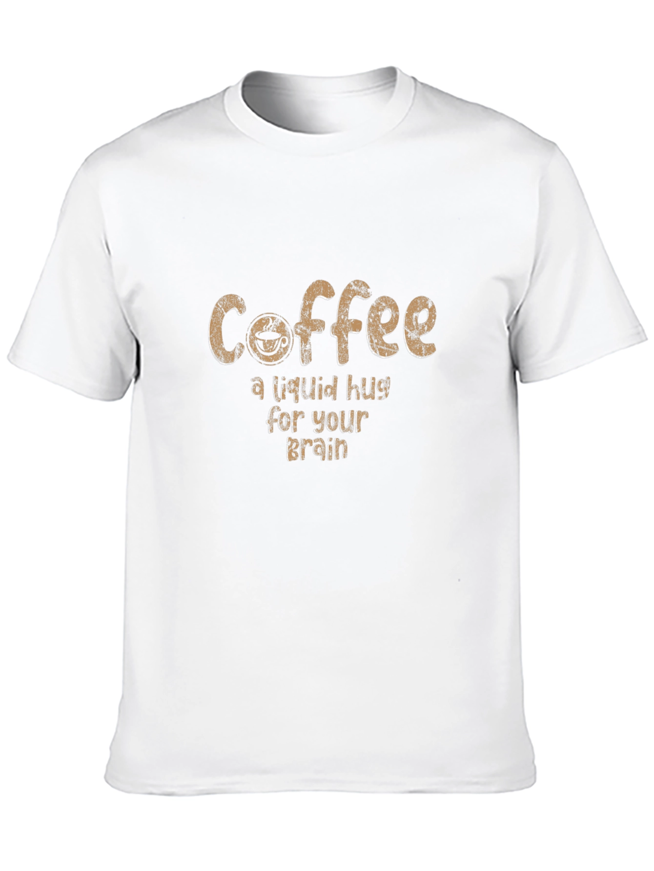 Coffee Liquid Hug Graphic T-Shirt
