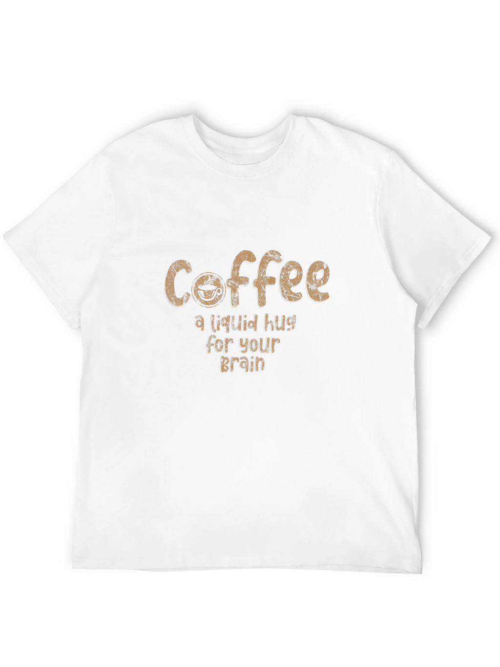 Coffee Liquid Hug Graphic T-Shirt