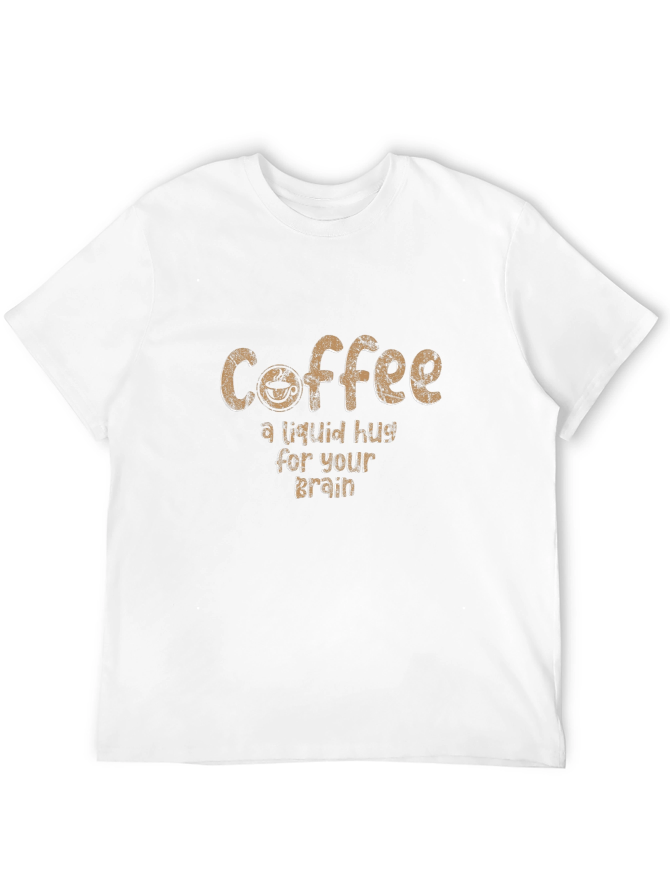 Coffee Liquid Hug Graphic T-Shirt