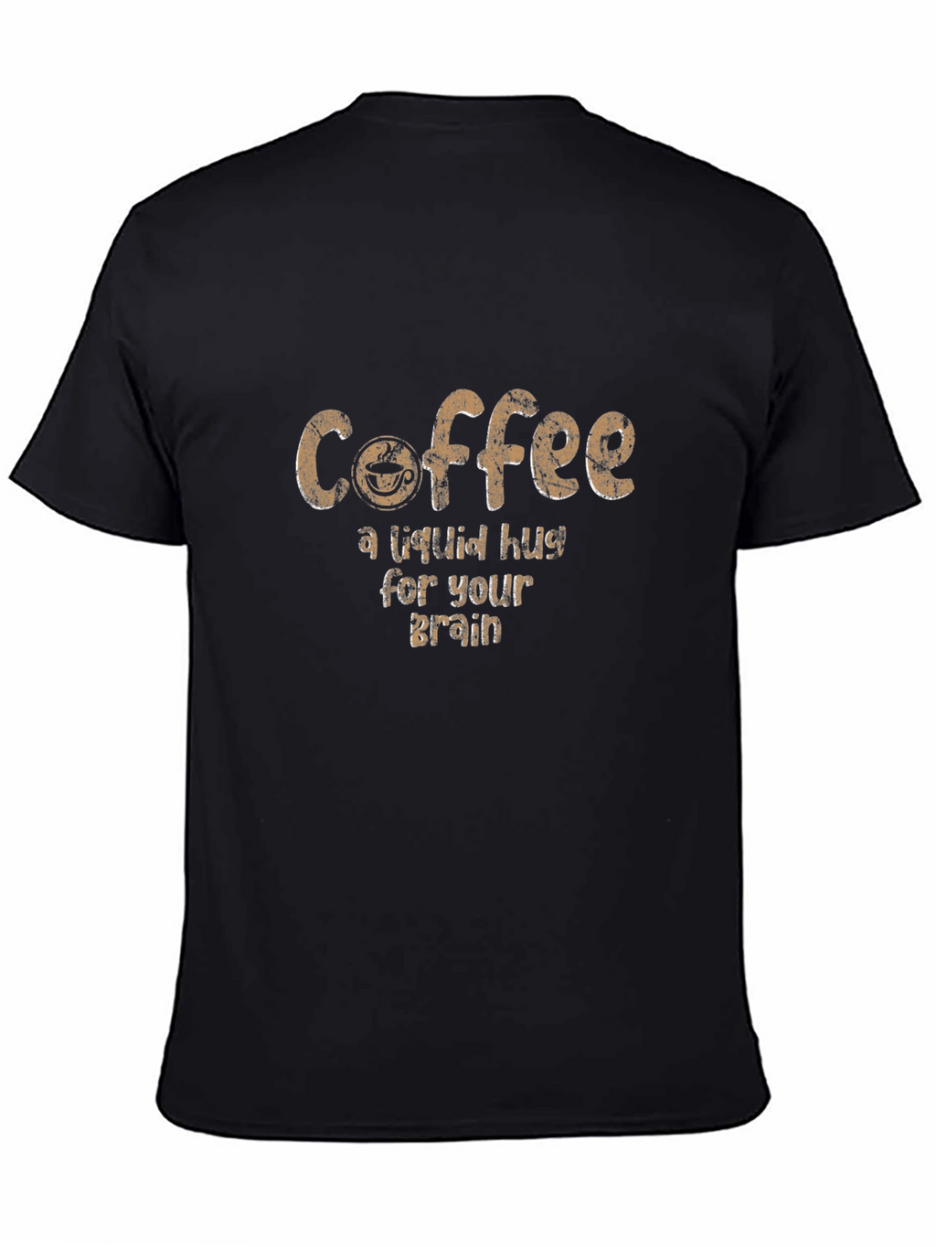 Coffee Liquid Hug Graphic T-Shirt