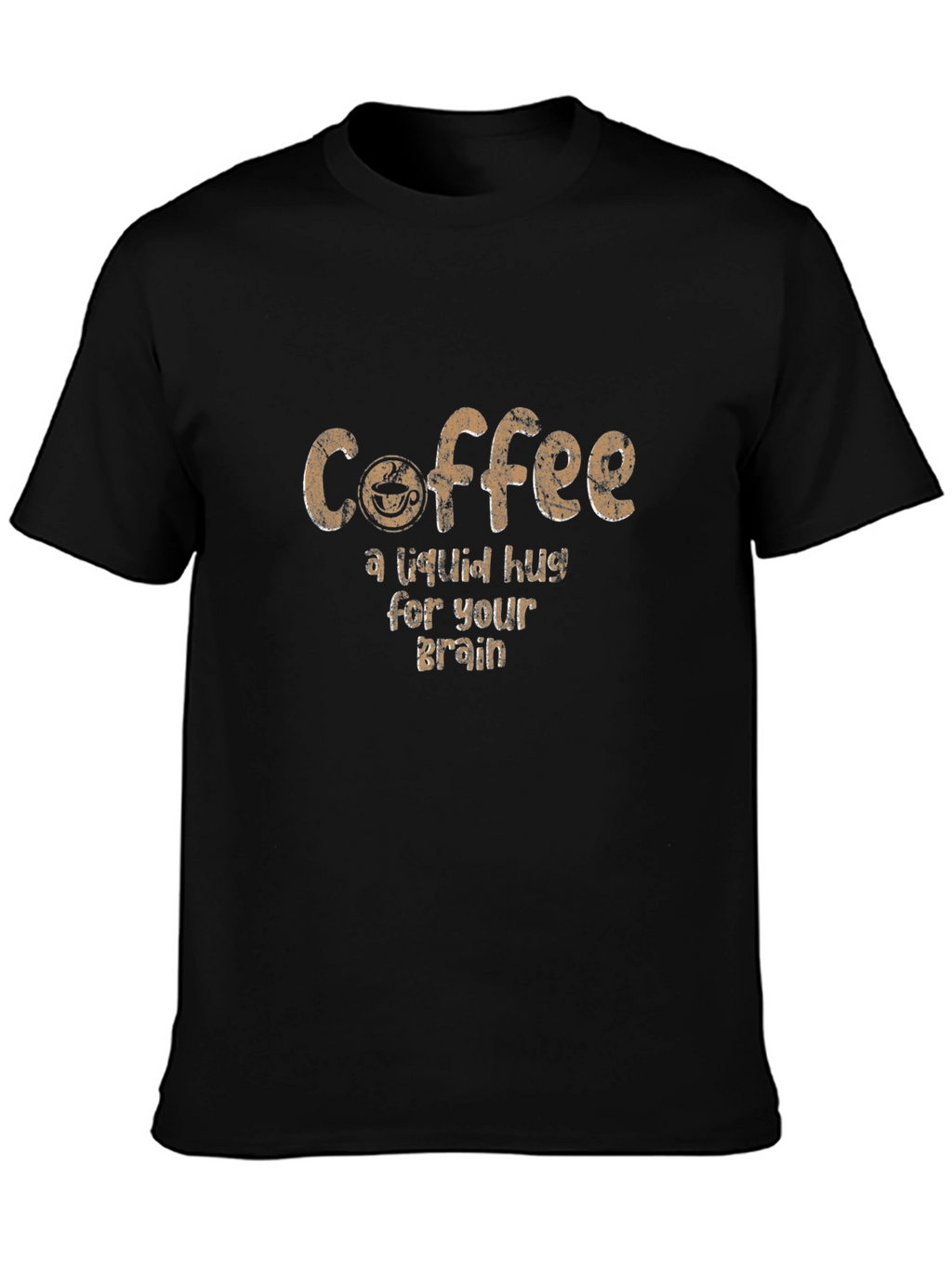 Coffee Liquid Hug Graphic T-Shirt