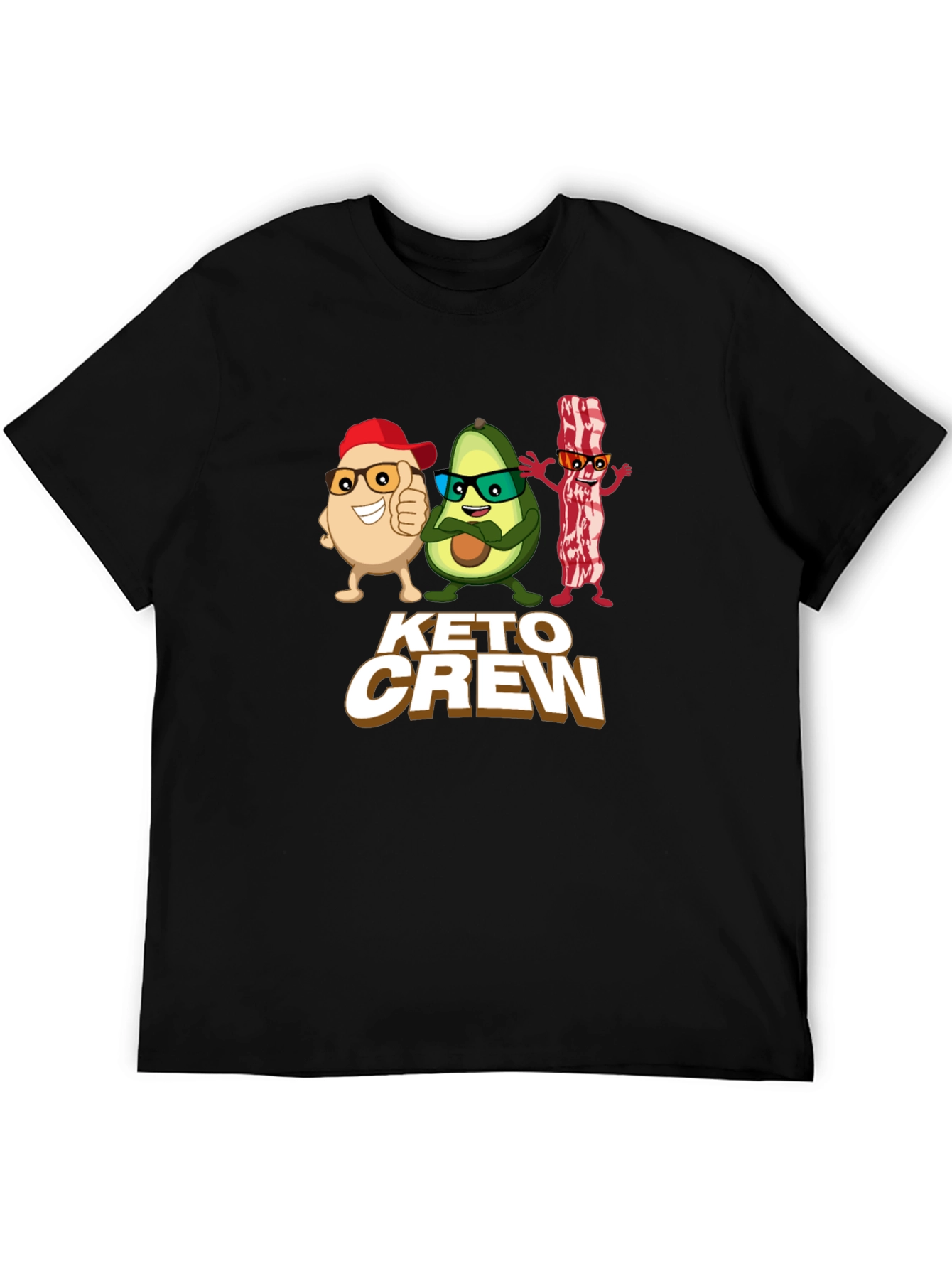 Keto Crew T-Shirt - Funny Keto Diet Tee
