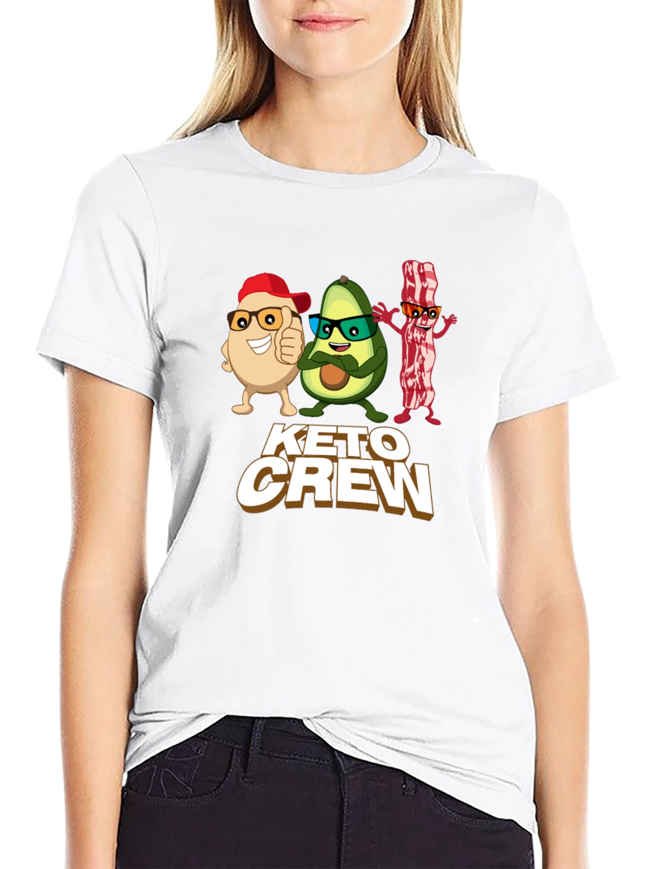 Keto Crew T-Shirt - Funny Keto Diet Tee