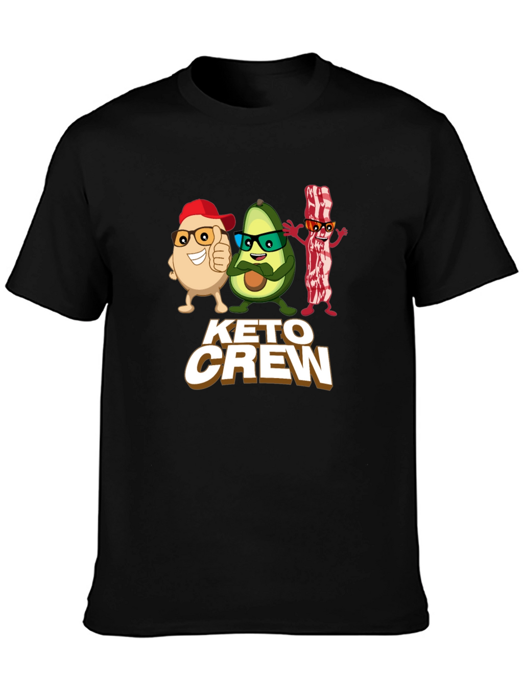 Keto Crew T-Shirt - Funny Keto Diet Tee