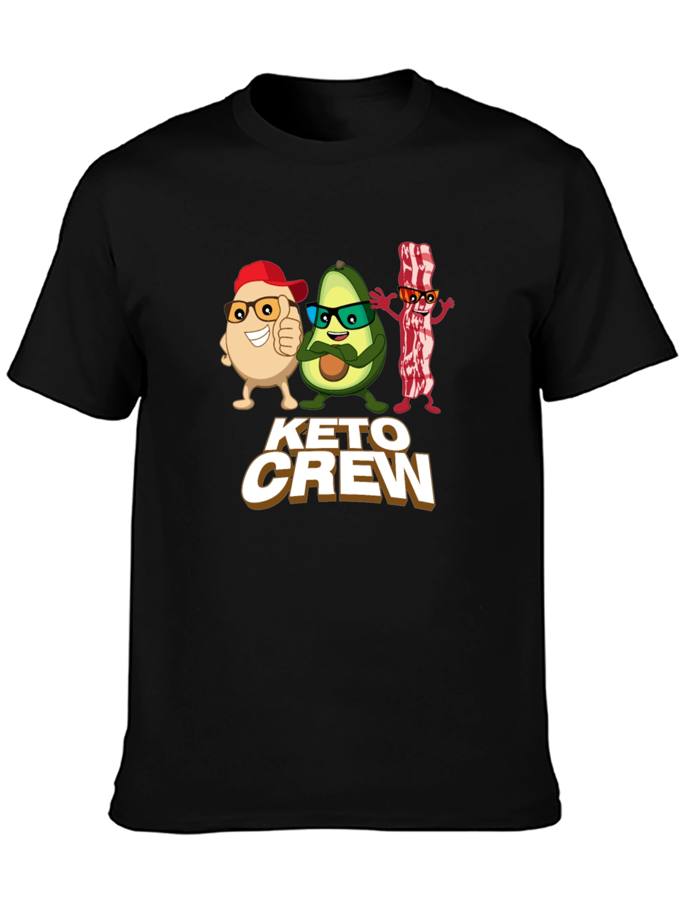 Keto Crew T-Shirt - Funny Keto Diet Tee