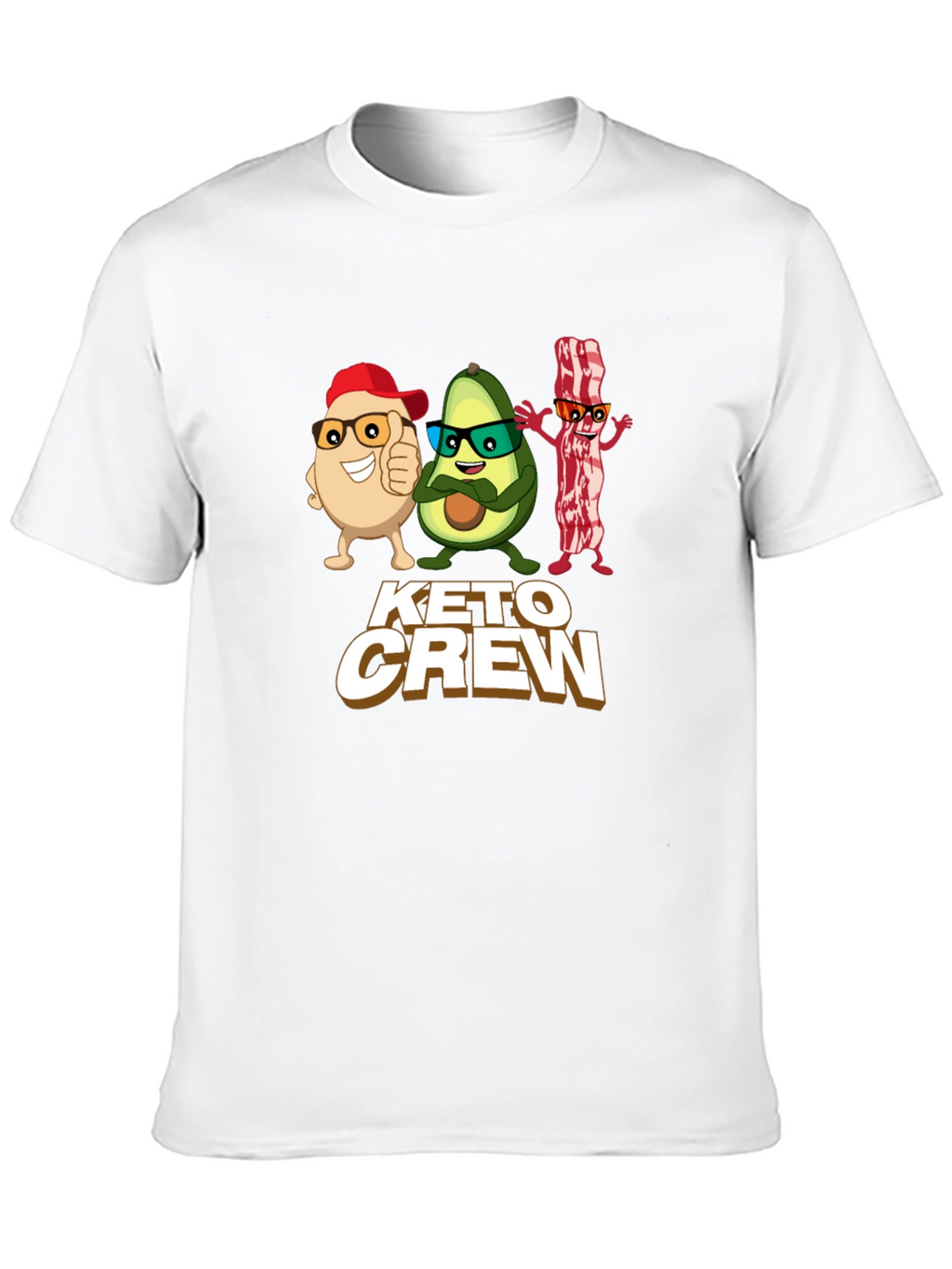 Keto Crew T-Shirt - Funny Keto Diet Tee