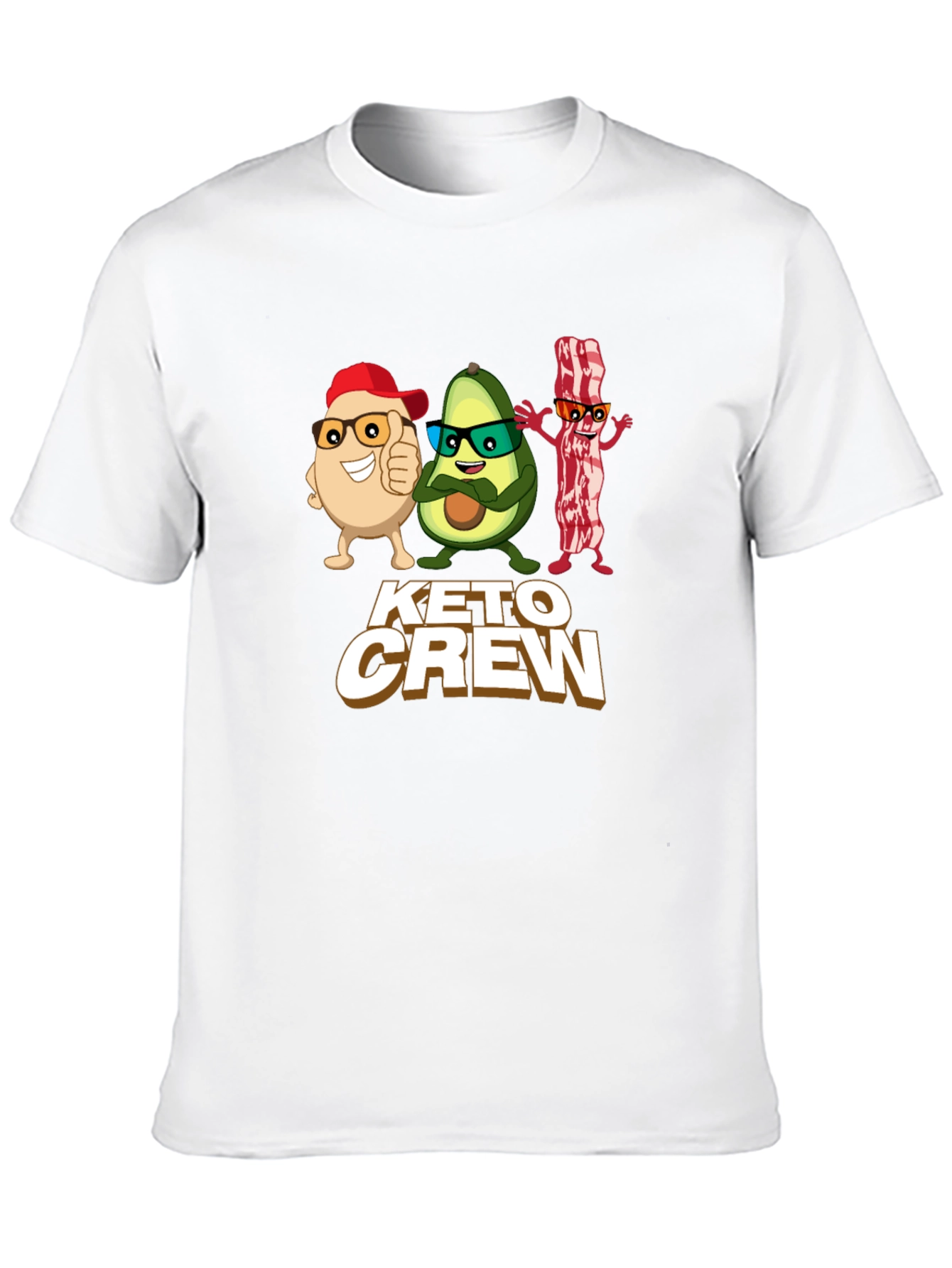 Keto Crew T-Shirt - Funny Keto Diet Tee