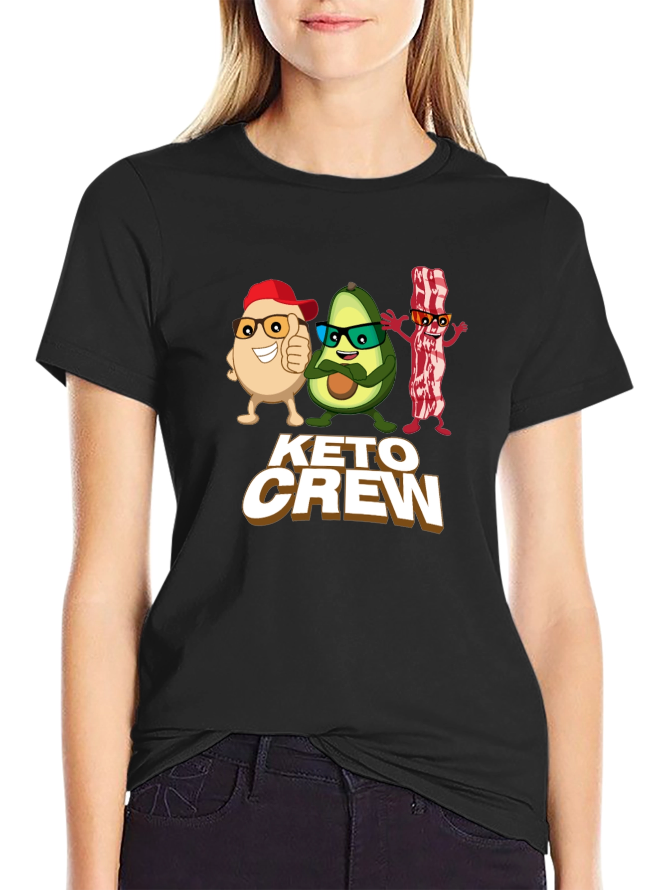 Keto Crew T-Shirt - Funny Keto Diet Tee