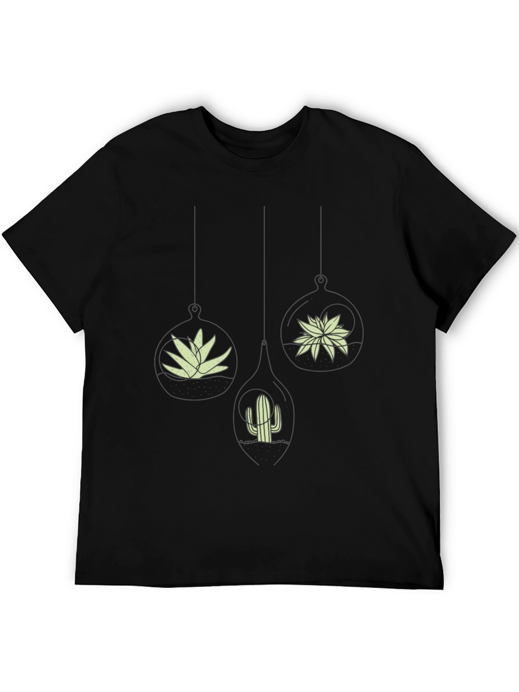 Cactus Graphic T-Shirt | Short Sleeve Crew Neck
