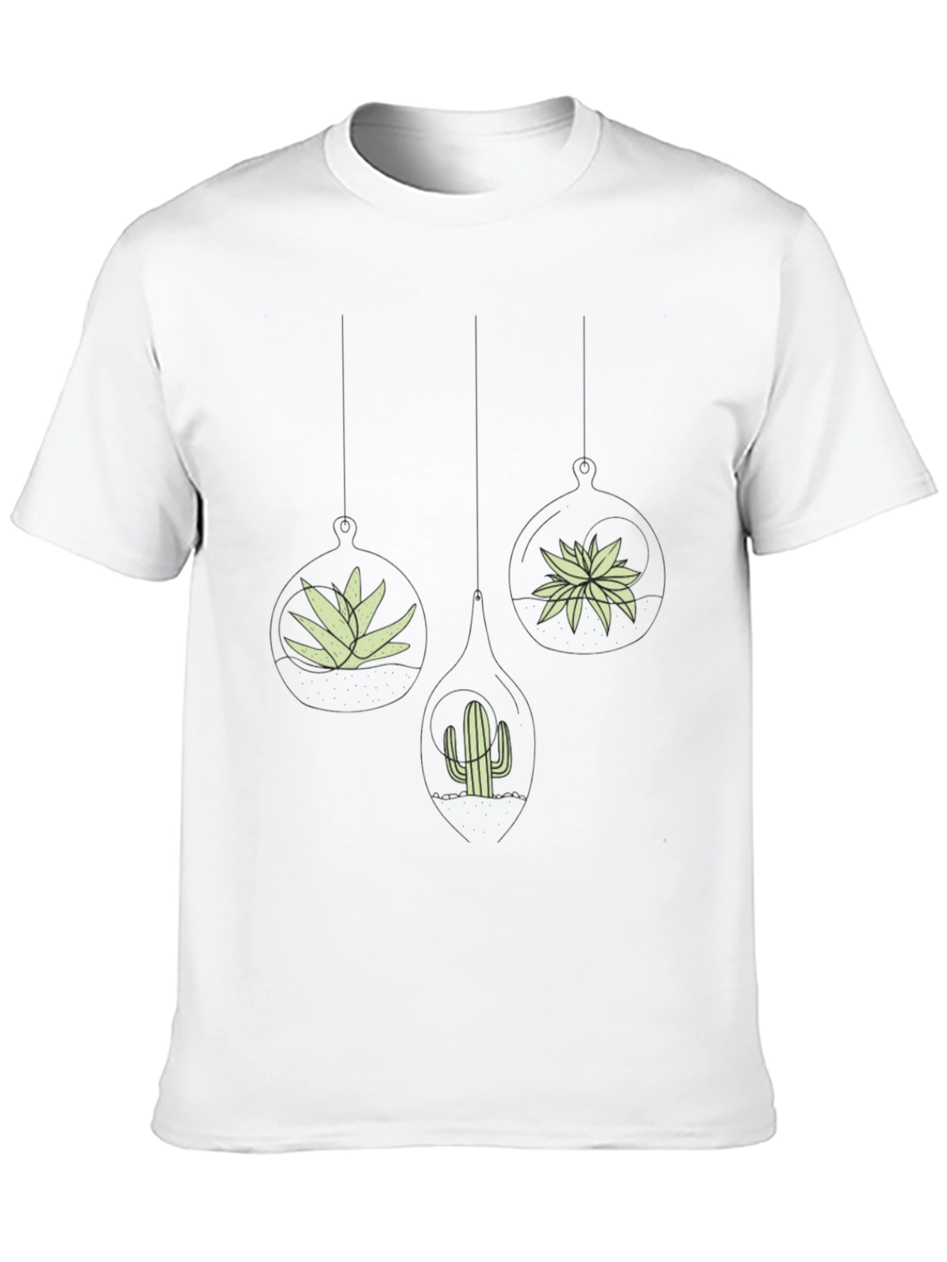 Cactus Graphic T-Shirt | Short Sleeve Crew Neck