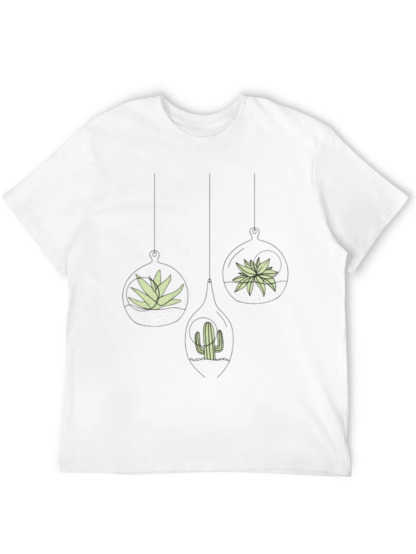 Cactus Graphic T-Shirt | Short Sleeve Crew Neck
