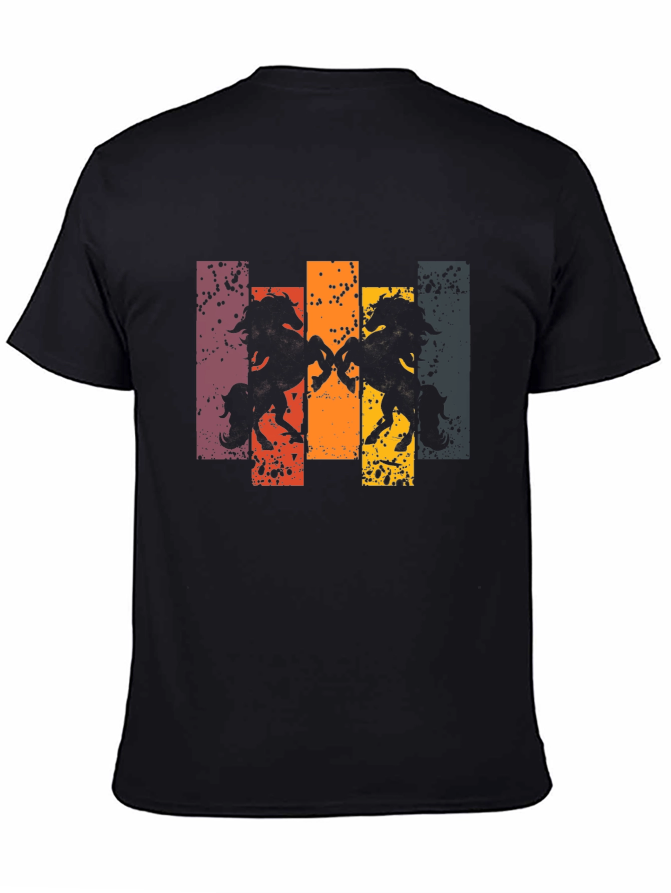 Retro Horse Silhouette Graphic Tee