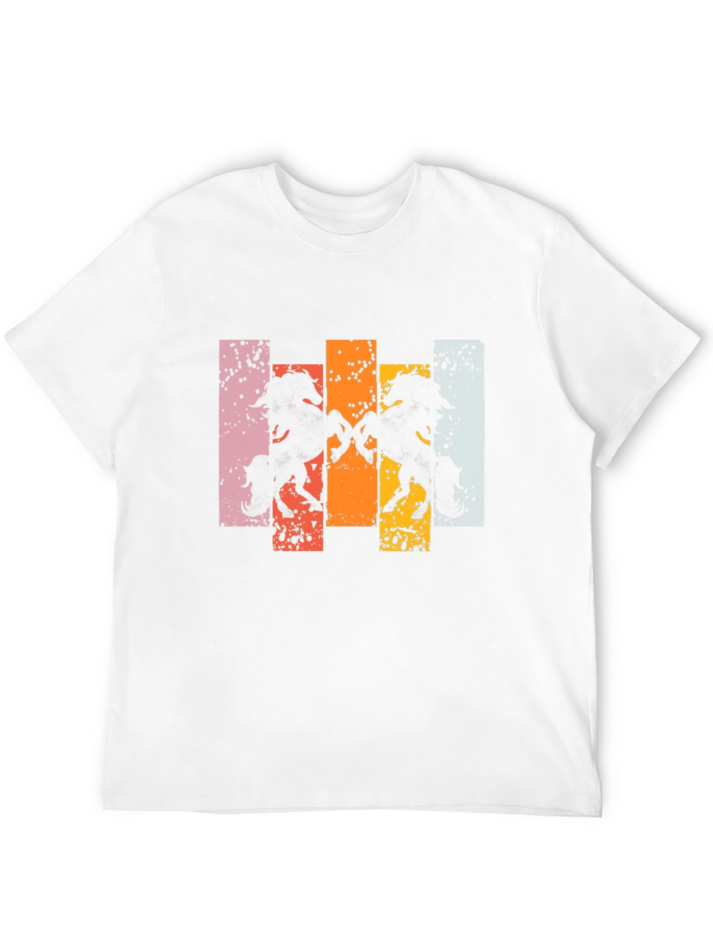 Retro Horse Silhouette Graphic Tee