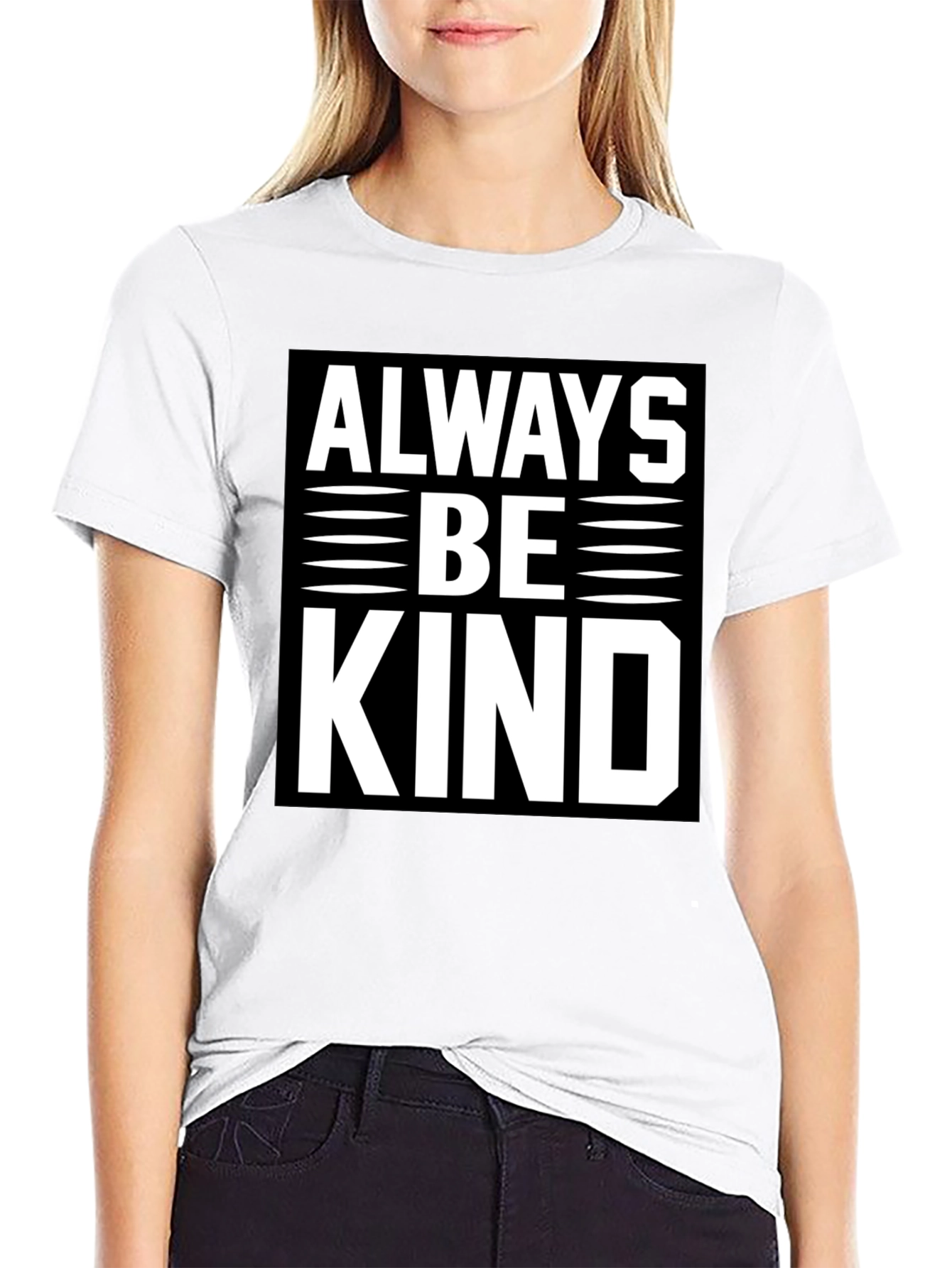 Always Be Kind Graphic Tee - Mens Black T-Shirt