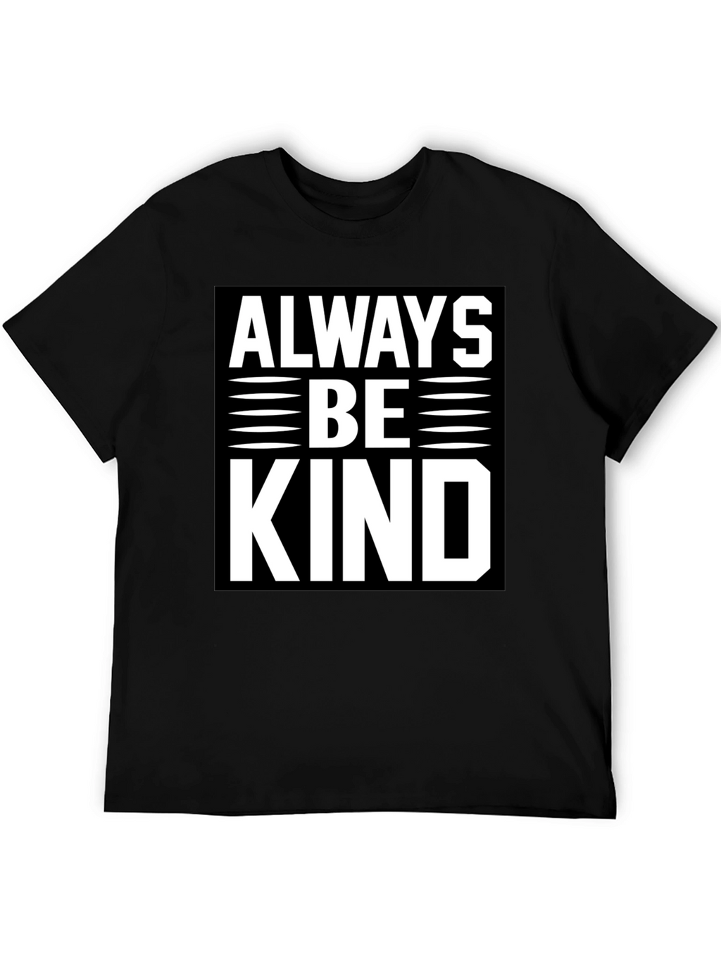 Always Be Kind Graphic Tee - Mens Black T-Shirt