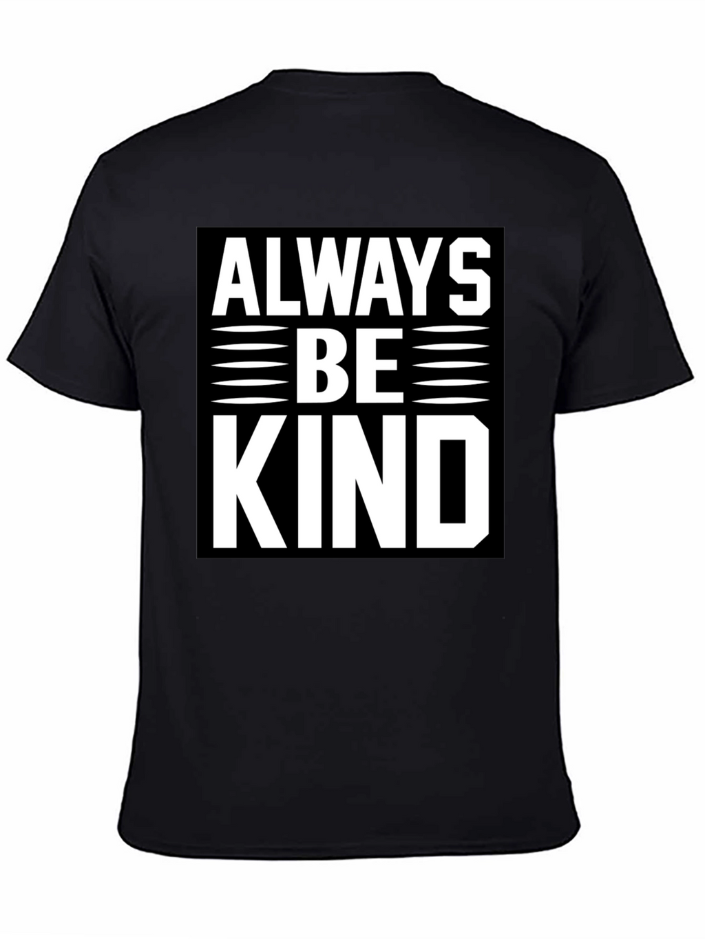 Always Be Kind Graphic Tee - Mens Black T-Shirt