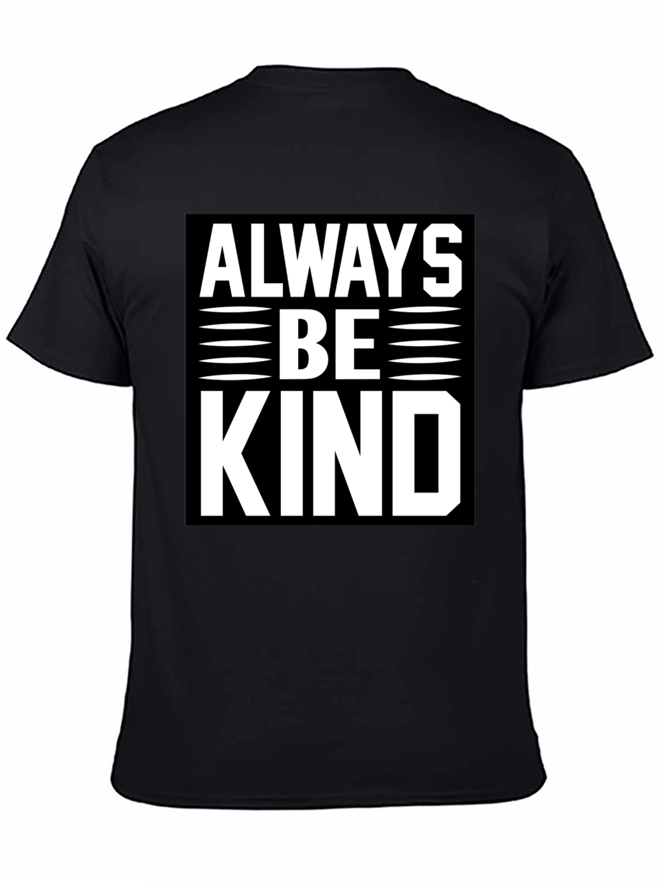Always Be Kind Graphic Tee - Mens Black T-Shirt