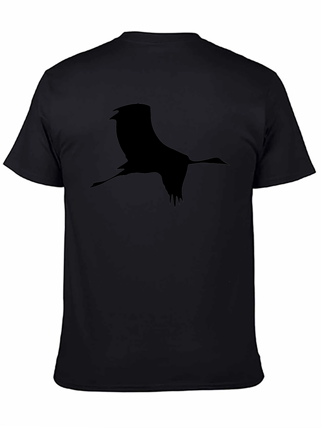 Black Bird Silhouette Graphic Tee