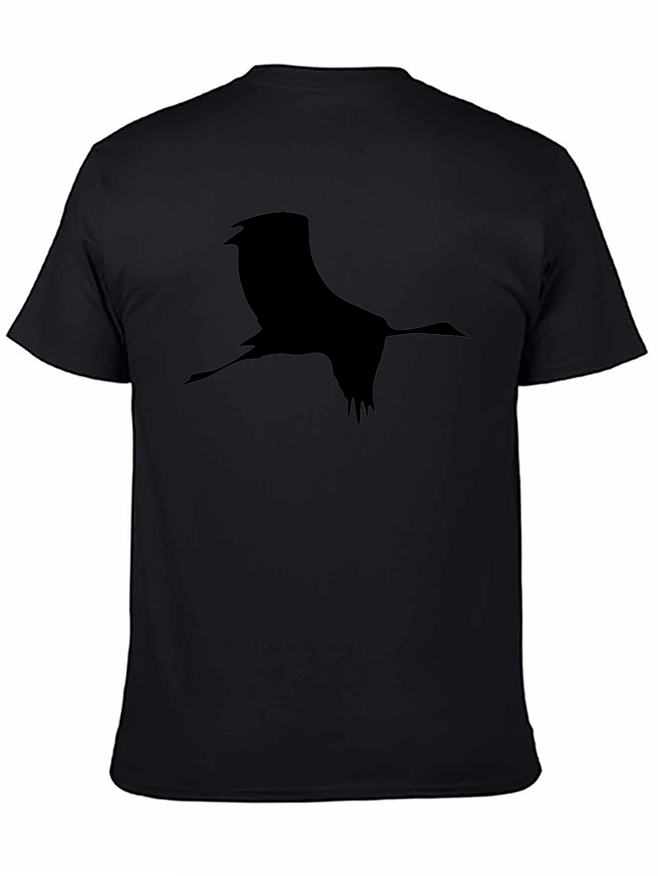 Black Bird Silhouette Graphic Tee