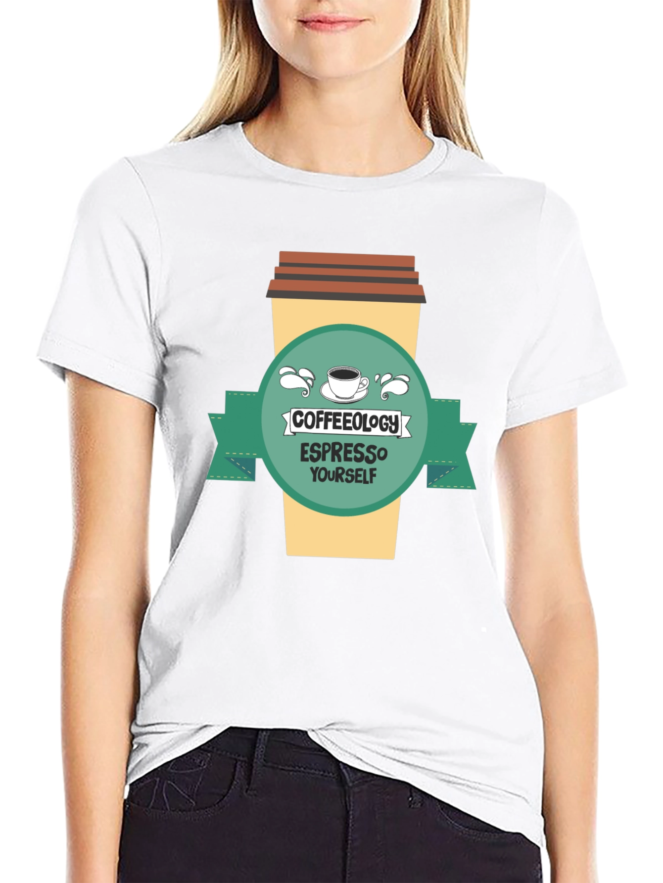 Coffeeology Espresso Yourself Graphic Tee
