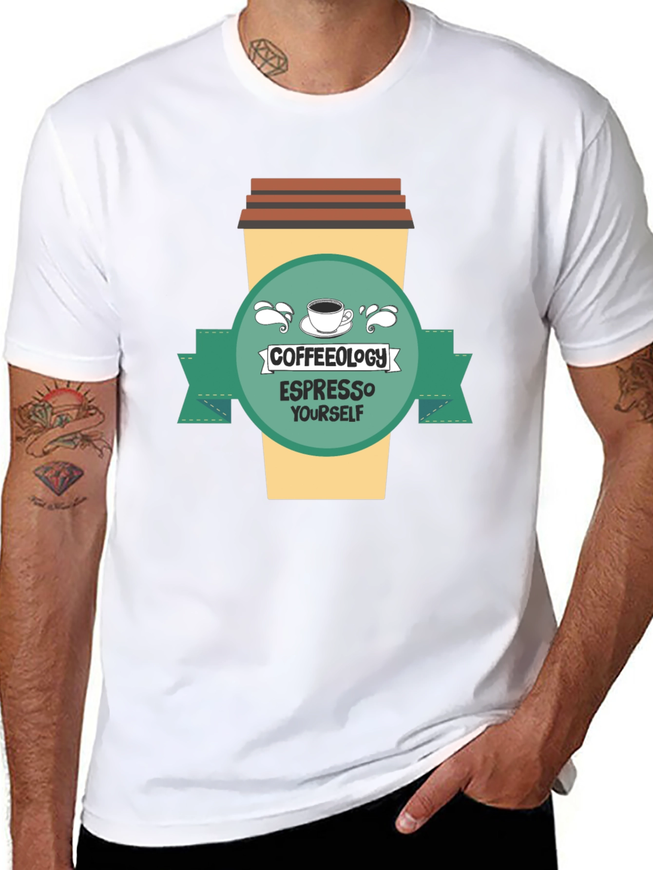 Coffeeology Espresso Yourself Graphic Tee