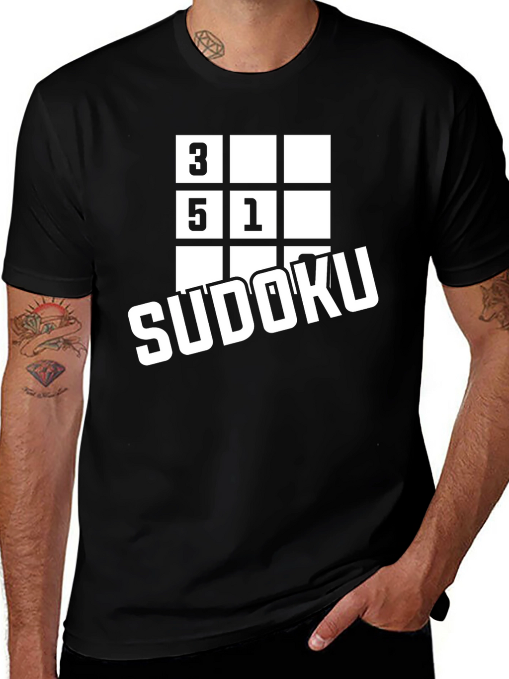 Sudoku Puzzle Graphic T-Shirt