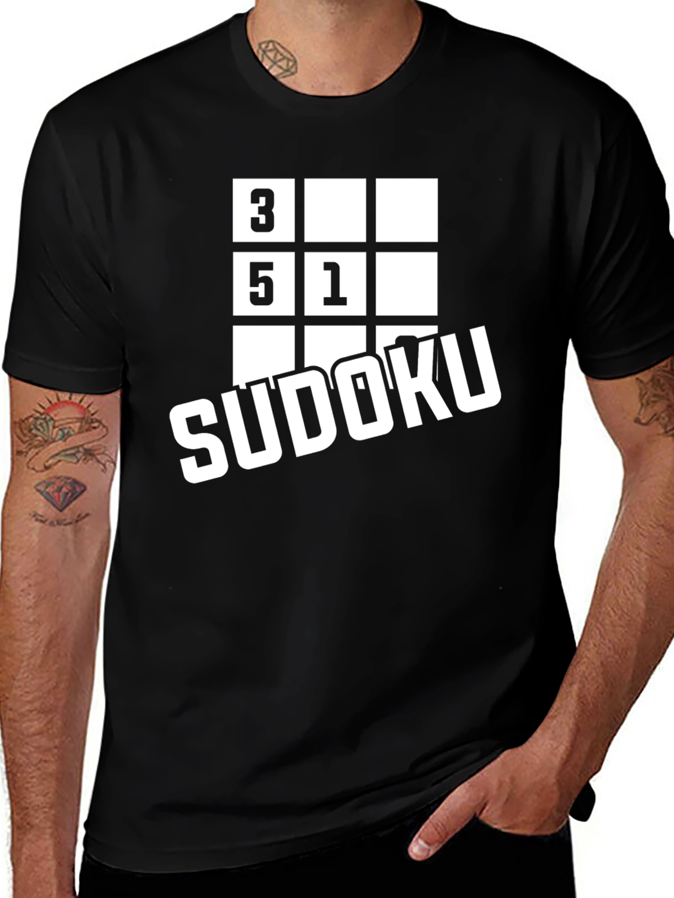 Sudoku Puzzle Graphic T-Shirt