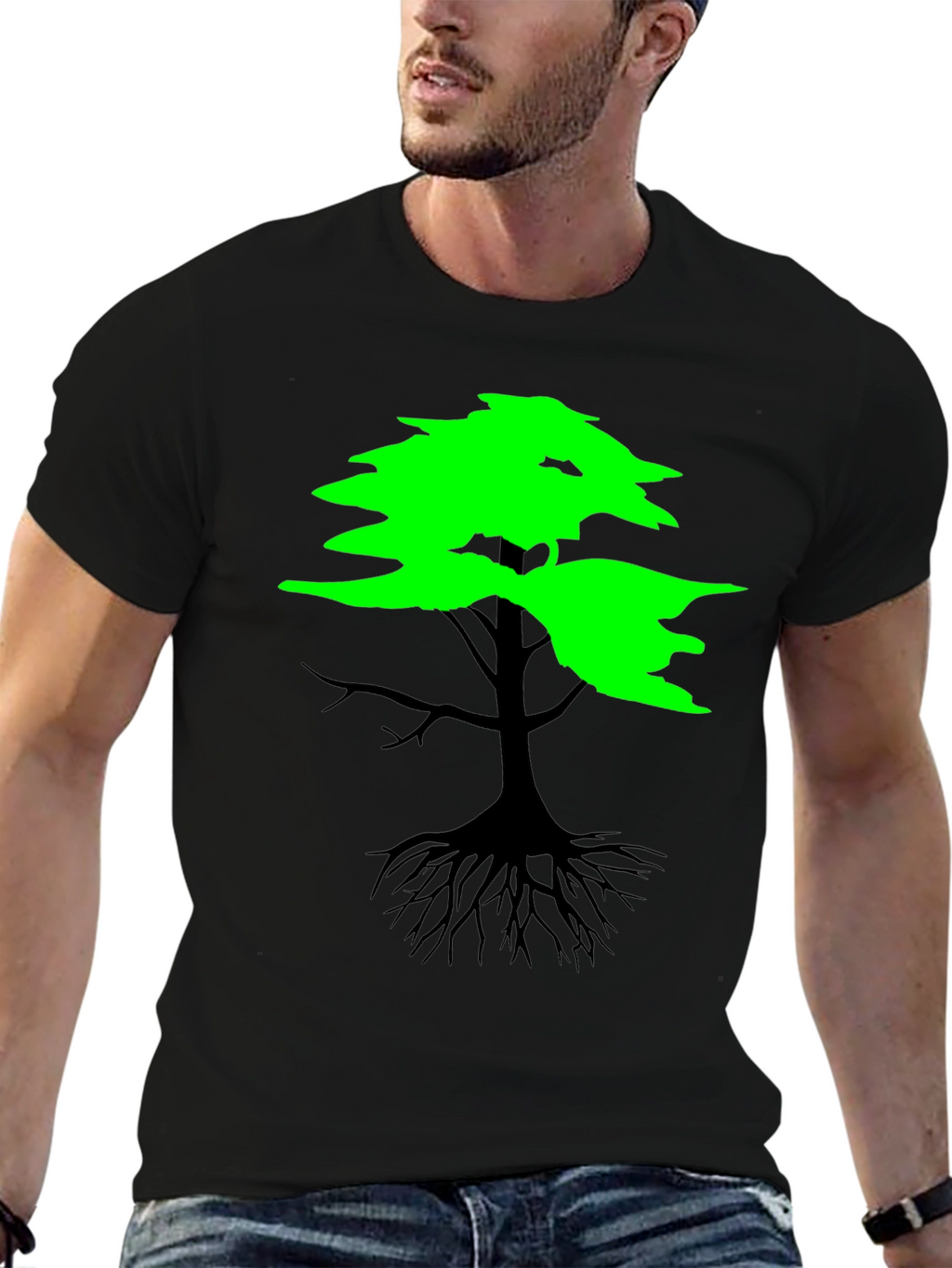 Nature Inspired Tree Graphic T-Shirt