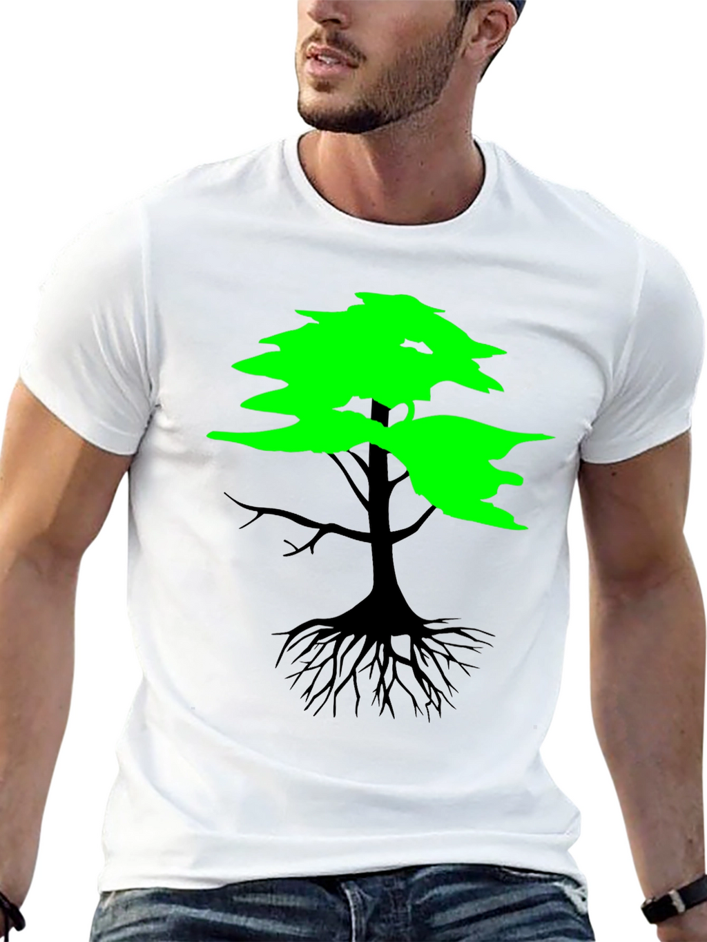 Nature Inspired Tree Graphic T-Shirt