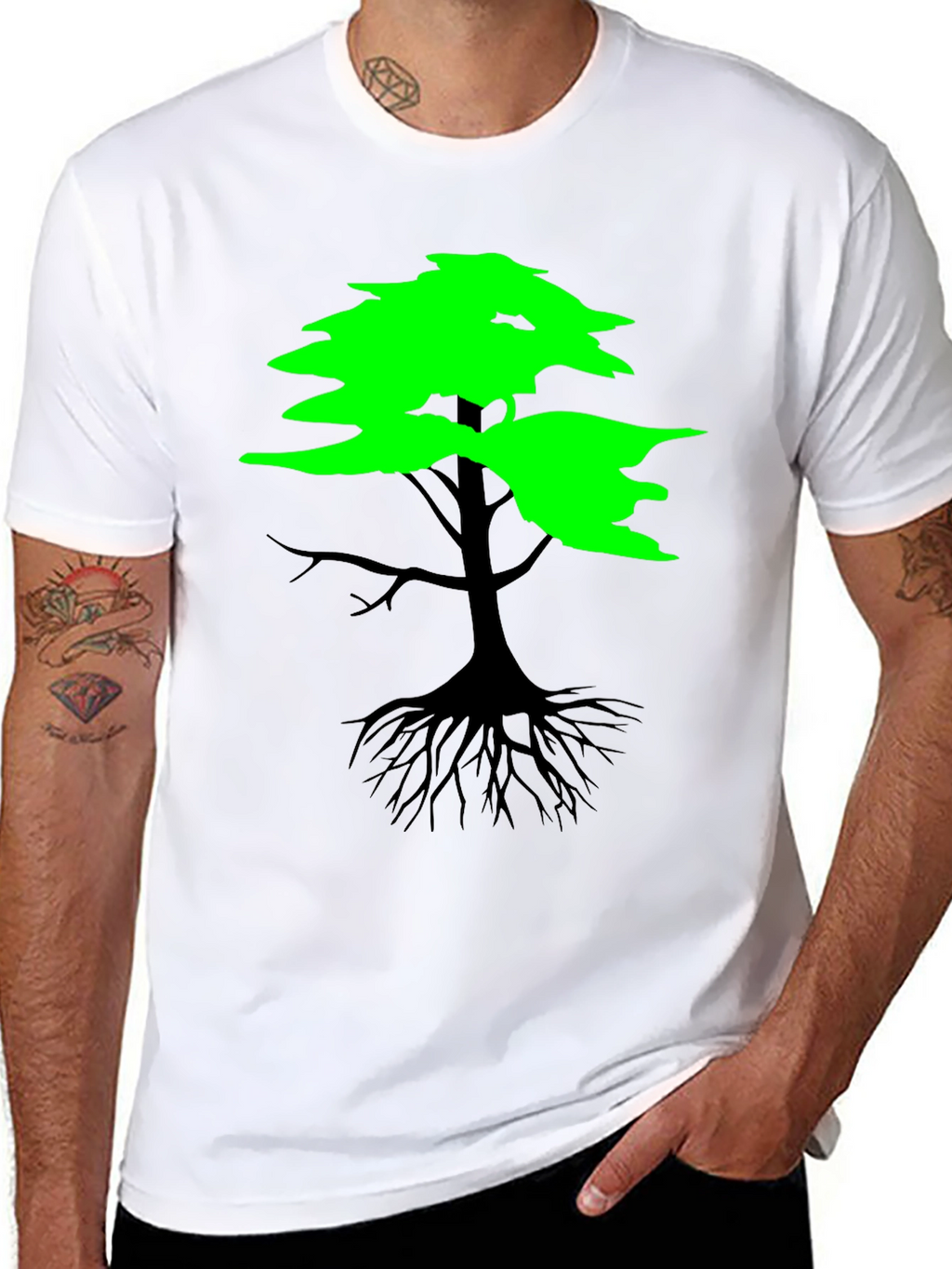 Nature Inspired Tree Graphic T-Shirt