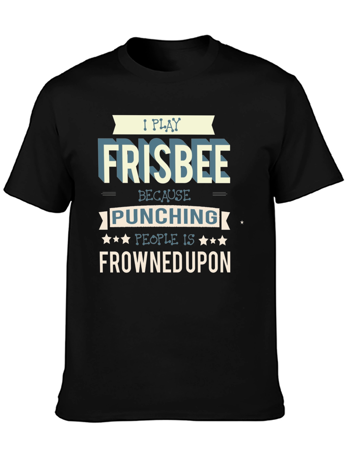 Frisbee Player Graphic T-Shirt