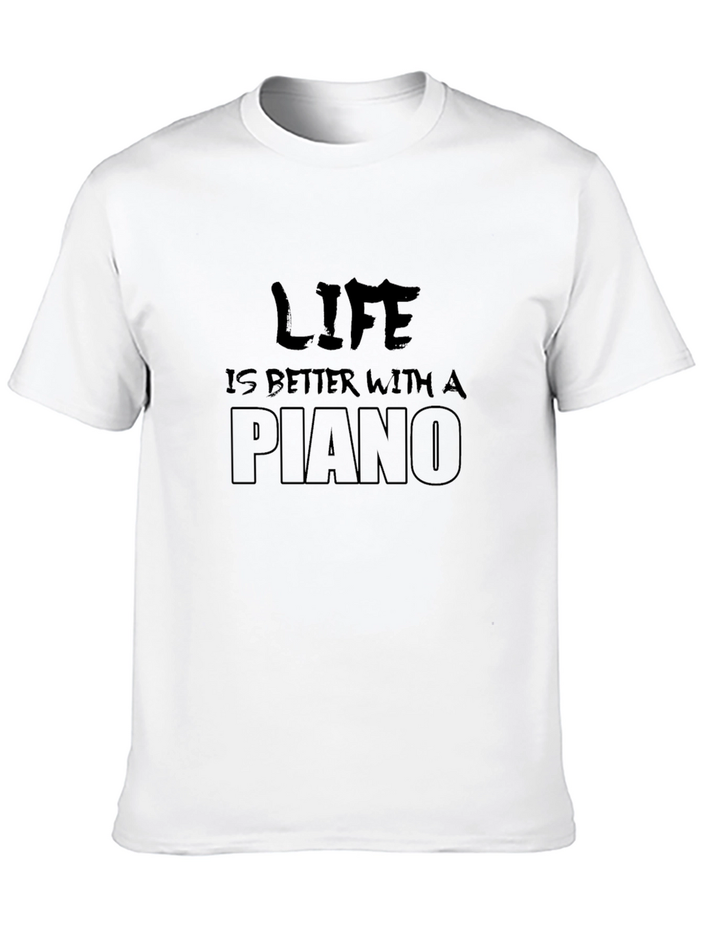 Life is Better With a Piano Graphic Tee