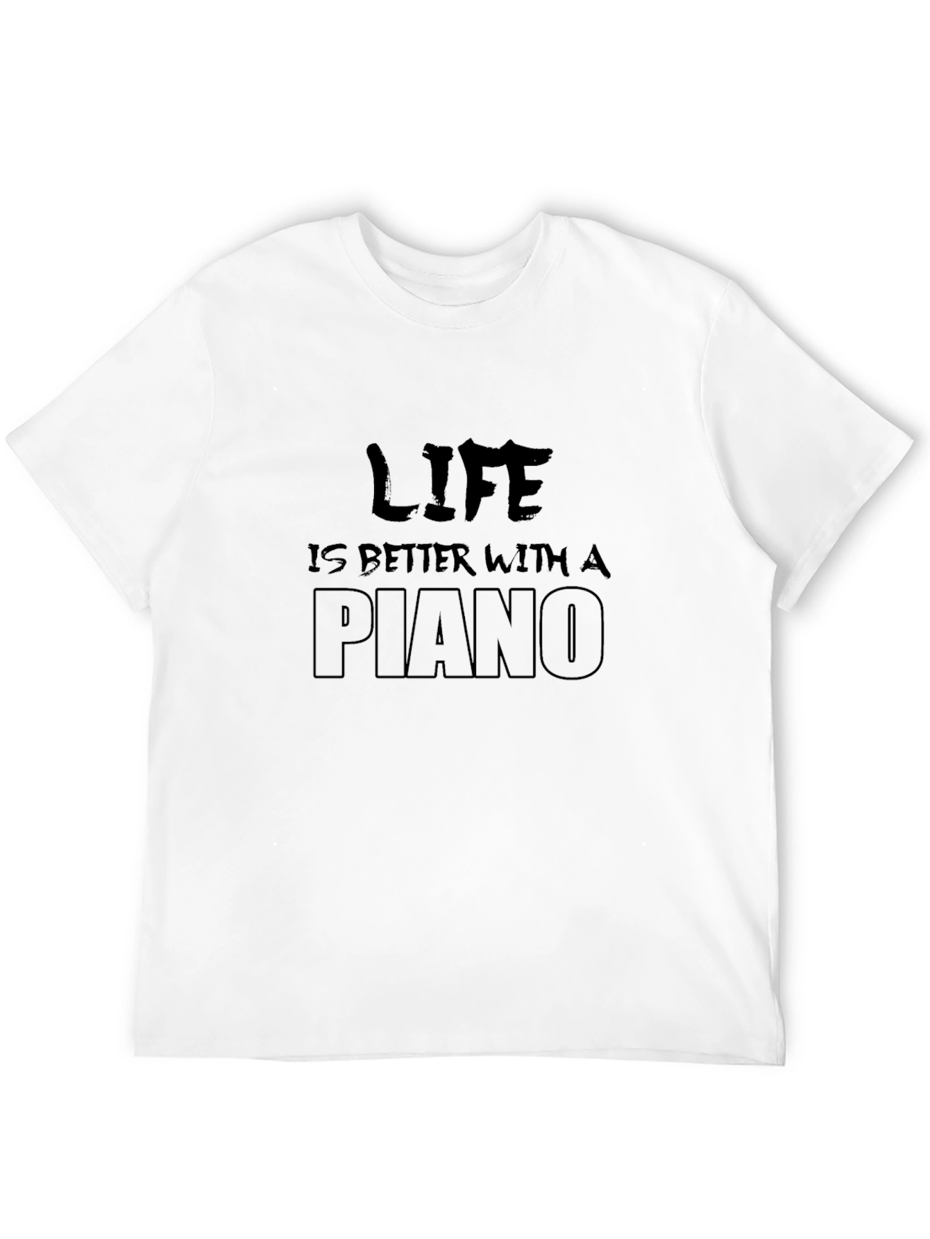 Life is Better With a Piano Graphic Tee