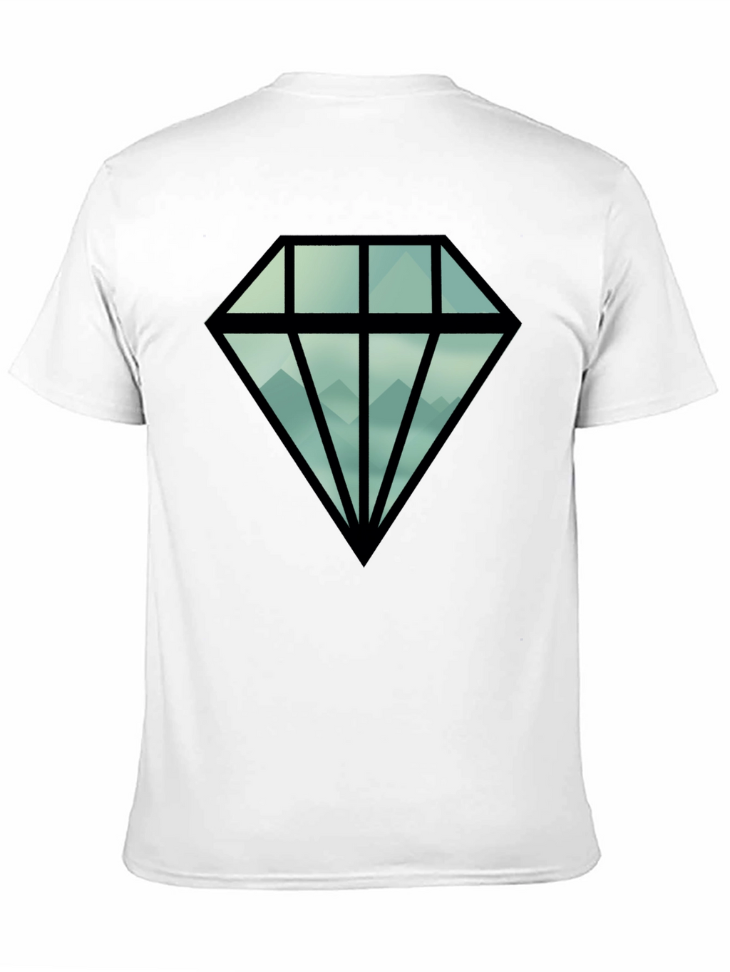 Diamond Mountain Graphic Tee - Black