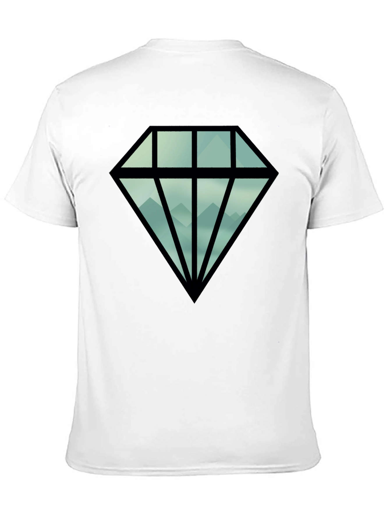 Diamond Mountain Graphic Tee - Black