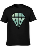 Diamond Mountain Graphic Tee - Black