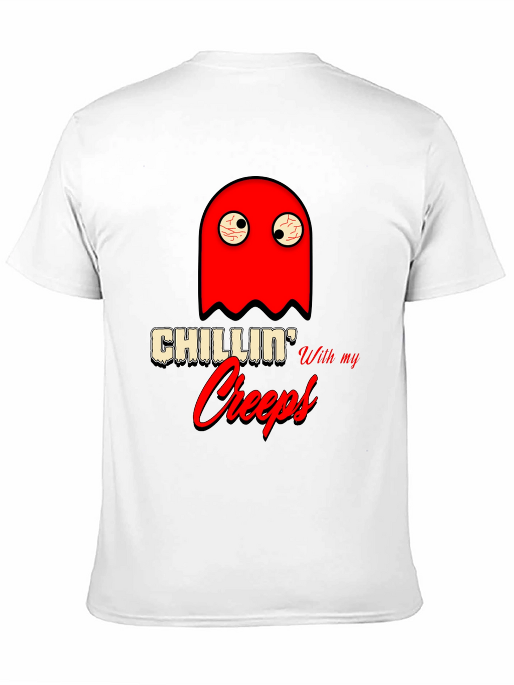 Chillin With My Creeps Graphic T-Shirt - Halloween
