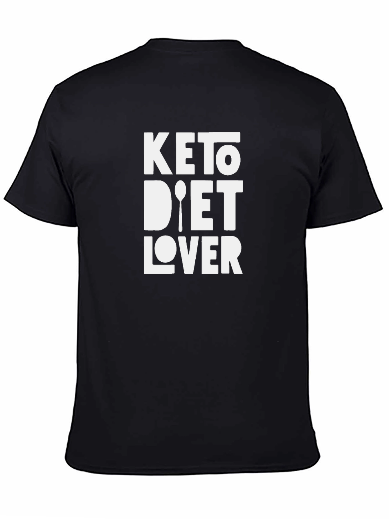Keto Diet Lover Tee - Black Graphic T-Shirt
